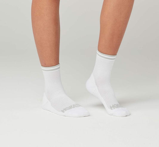 Men/Women Socks | HOKA ONE ONE All Gender Performance Crew Sock White