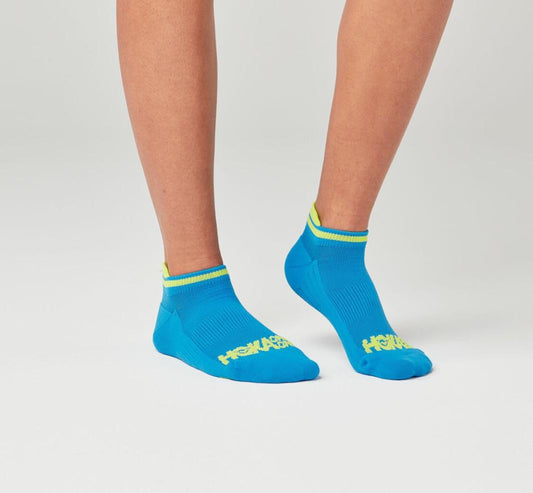 Men/Women Socks | HOKA ONE ONE All Gender Performance No-Show Sock Diva Blue / Citrus