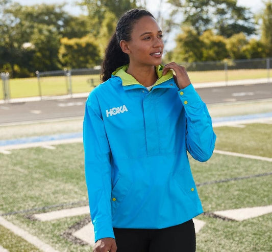 Men/Women Tops | HOKA ONE ONE All Gender Anorak Diva Blue