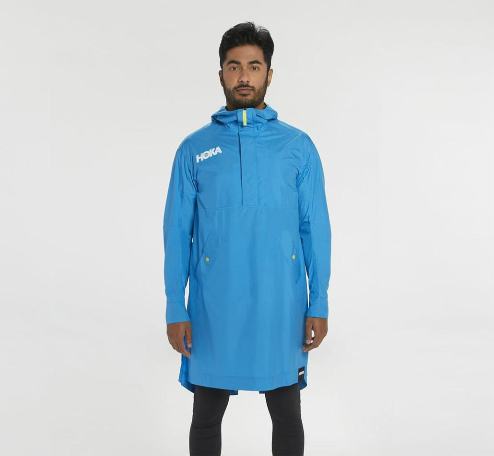 Men/Women Tops | HOKA ONE ONE All Gender Anorak Diva Blue