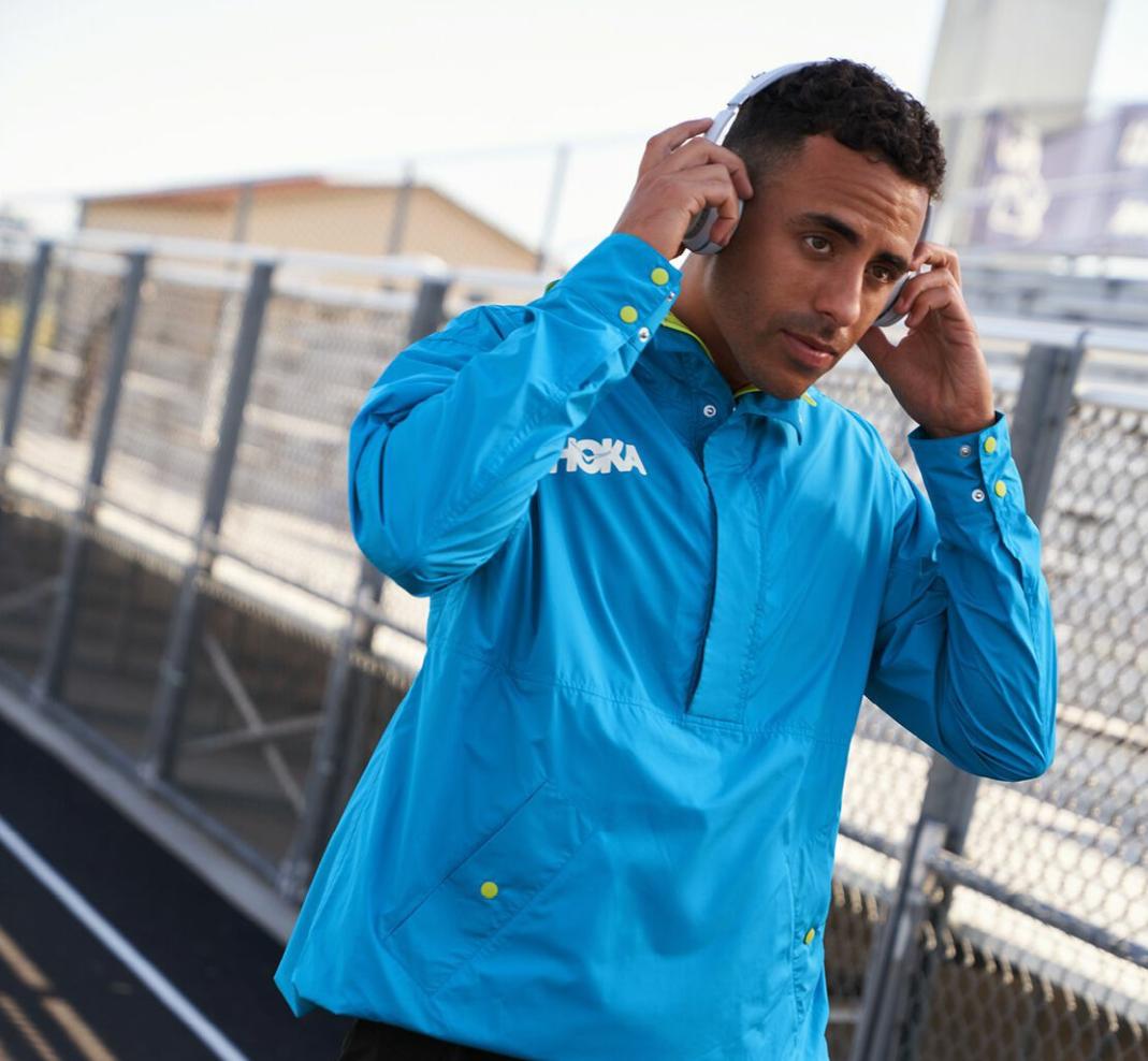 Men/Women Tops | HOKA ONE ONE All Gender Anorak Diva Blue