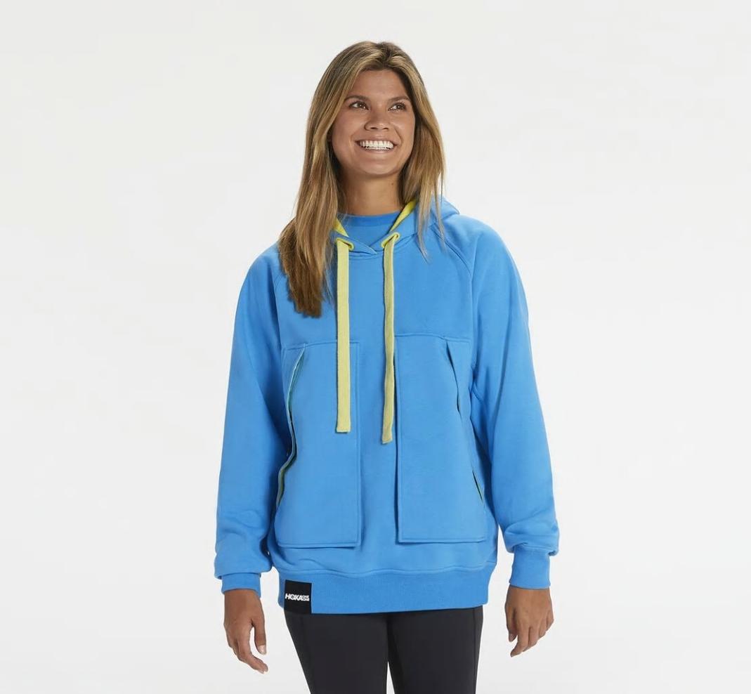 Men/Women Tops | HOKA ONE ONE All Gender Bondi Hoodie Diva Blue