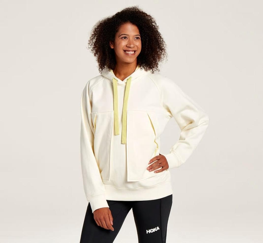 Men/Women Tops | HOKA ONE ONE All Gender Bondi Hoodie White