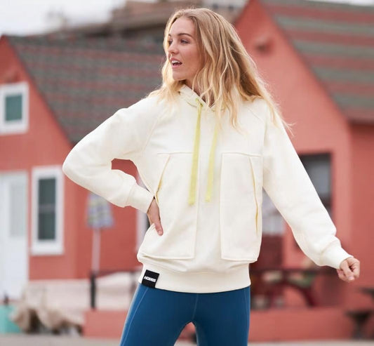 Men/Women Tops | HOKA ONE ONE All Gender Bondi Hoodie White