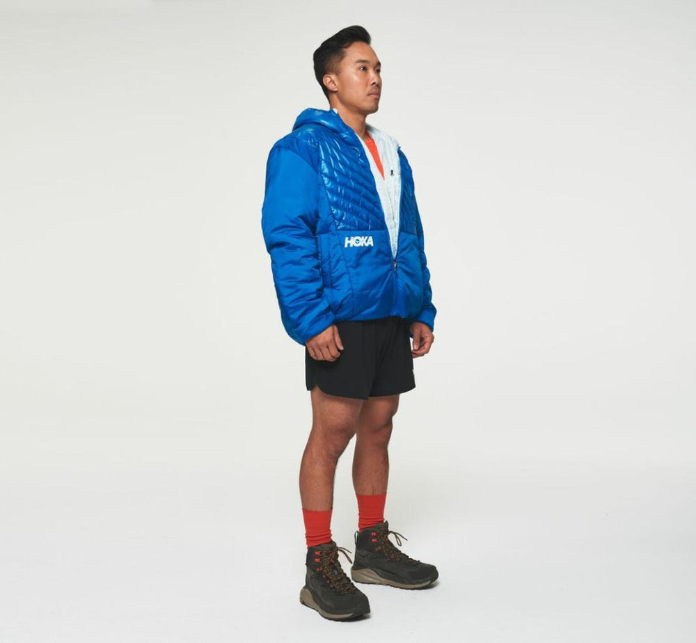 Men/Women Tops | HOKA ONE ONE All Gender Puffy Jacket Imperial Blue