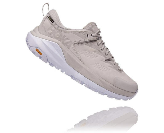 Men/Women Trail Running | HOKA ONE ONE All Gender Kaha Low GORE-TEX Lunar Rock / White