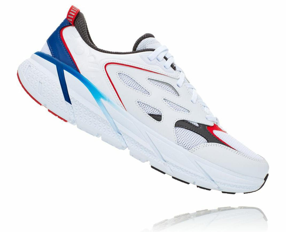 Men/Women Walking | HOKA ONE ONE All Gender Hoka X Opening Ceremony Clifton White / True Blue