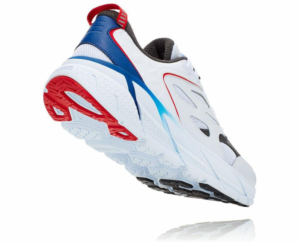 Men/Women Walking | HOKA ONE ONE All Gender Hoka X Opening Ceremony Clifton White / True Blue