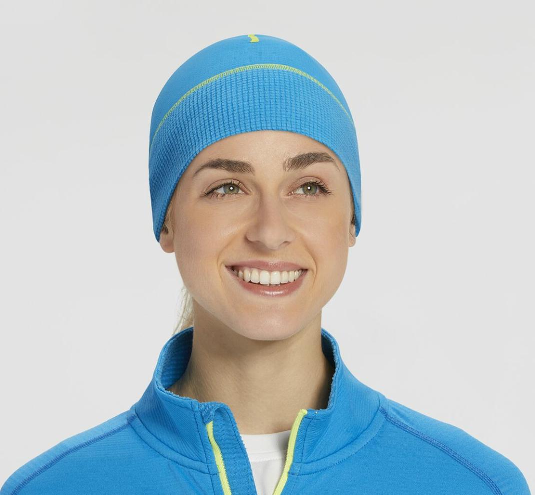 Women Accessories | HOKA ONE ONE Performance Beanie Diva Blue / Citrus