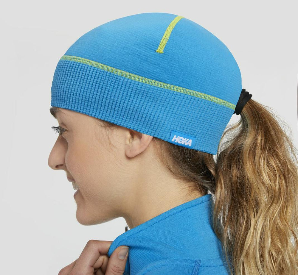 Women Accessories | HOKA ONE ONE Performance Beanie Diva Blue / Citrus