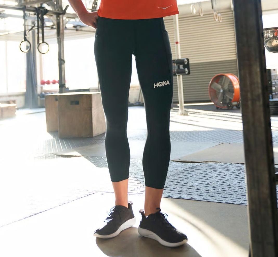 Women Bottoms | HOKA ONE ONE Performance Crop Tight Black
