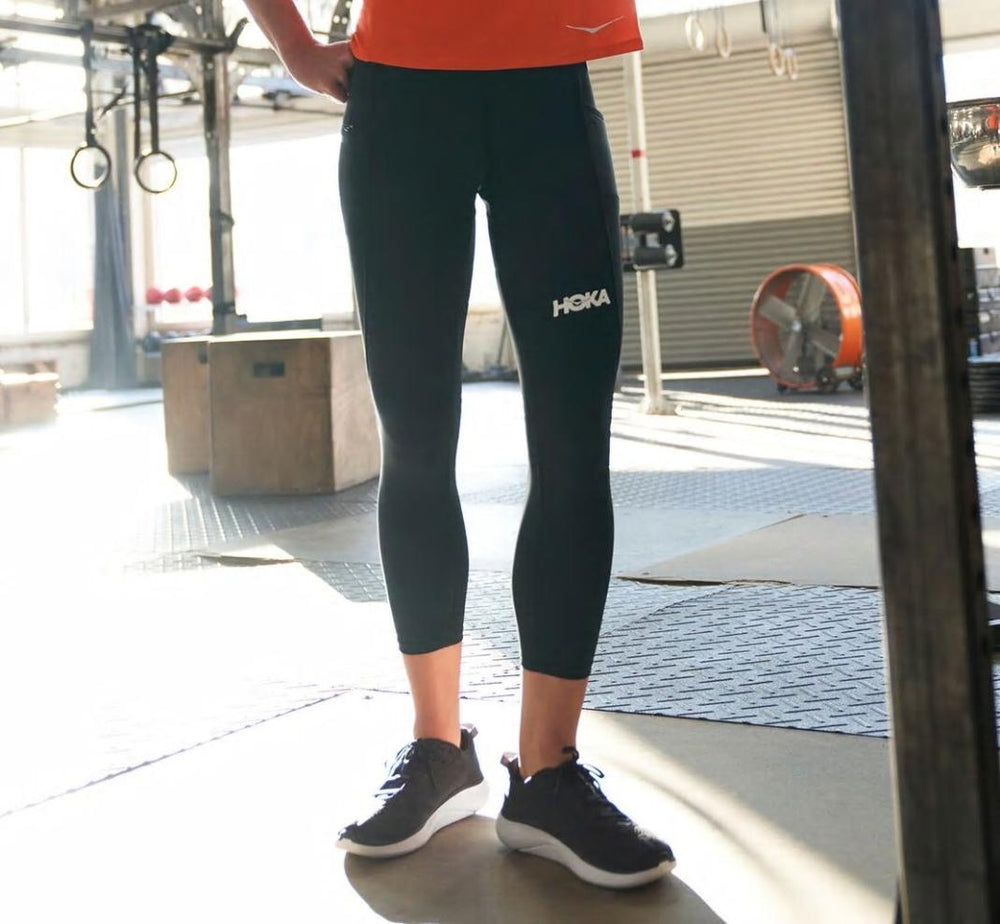 Women Bottoms | HOKA ONE ONE Performance Crop Tight Black