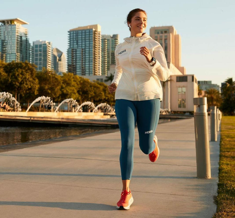 Women Bottoms | HOKA ONE ONE Performance Crop Tight Moroccan Blue