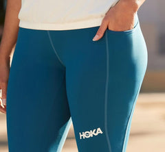 Women Bottoms | HOKA ONE ONE Performance Crop Tight Moroccan Blue