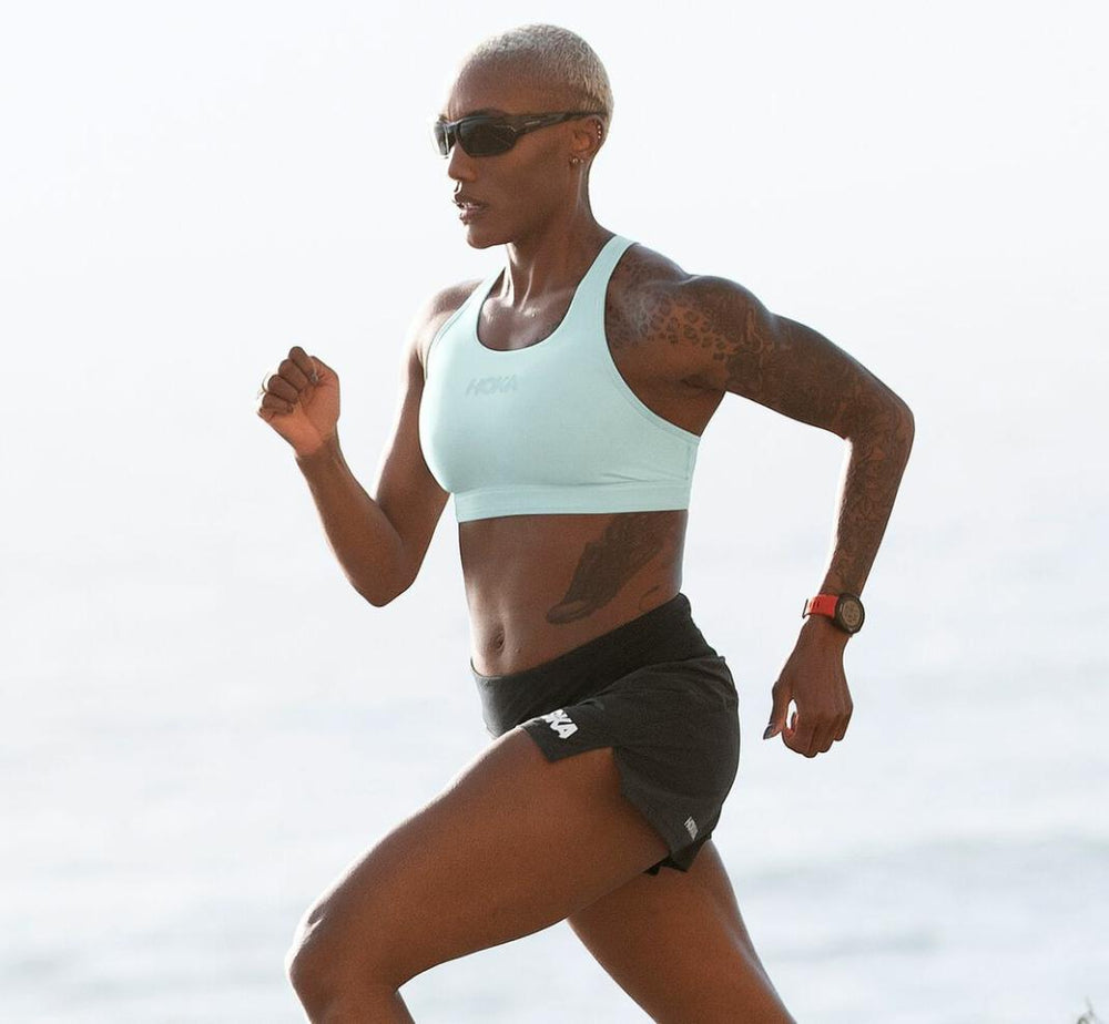 Women Bottoms | HOKA ONE ONE Performance Woven 4" Short Black