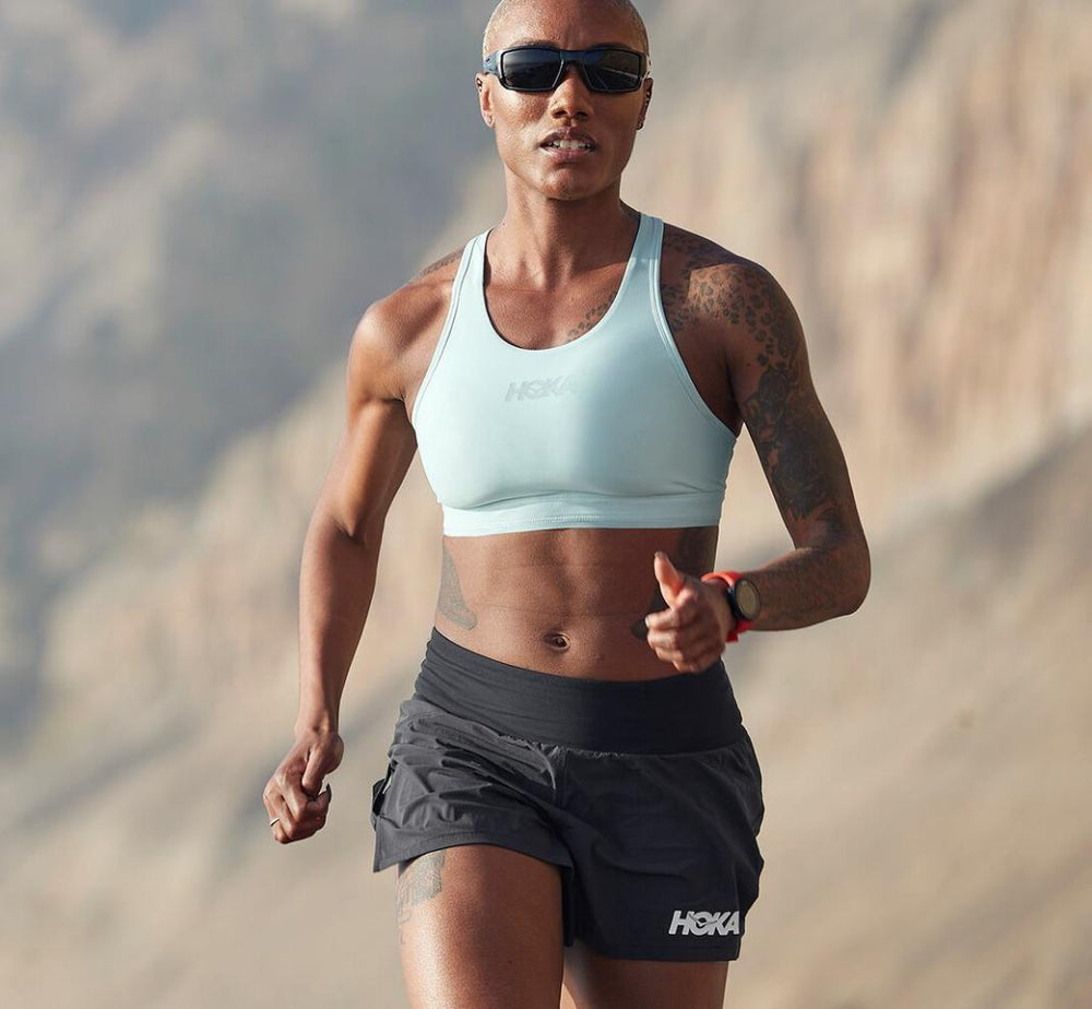 Women Bottoms | HOKA ONE ONE Performance Woven 4" Short Black