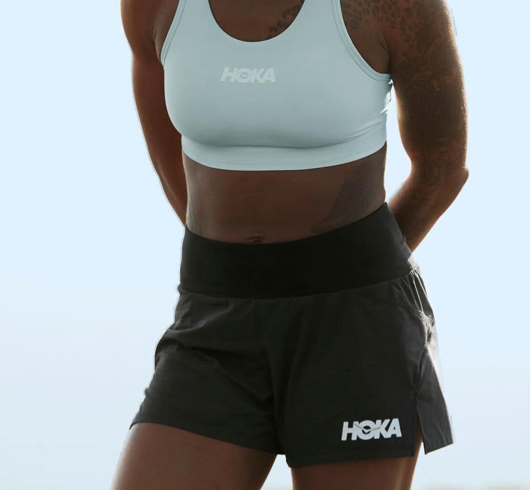 Women Bottoms | HOKA ONE ONE Performance Woven 4" Short Black