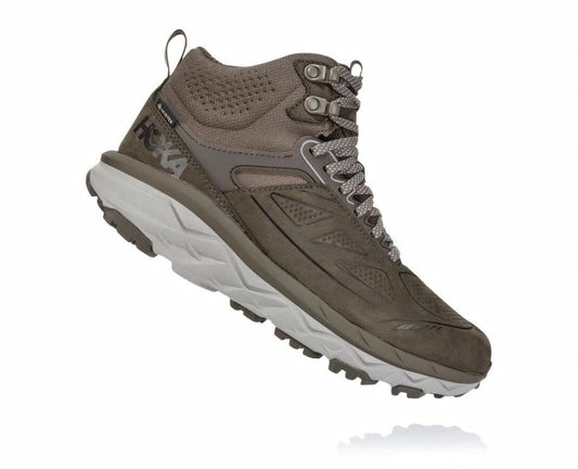 Women Hiking &amp; Backpacking | HOKA ONE ONE Challenger Mid GORE-TEX Major Brown / Heather