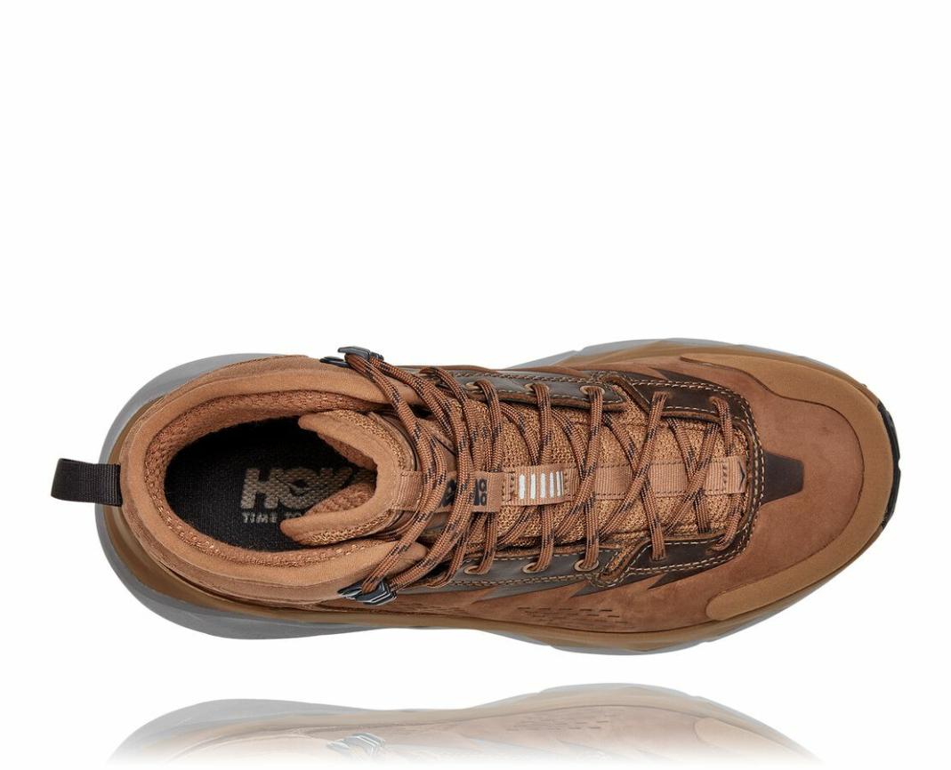 Women Hiking &amp; Backpacking | HOKA ONE ONE Kaha GORE-TEX Otter / Black