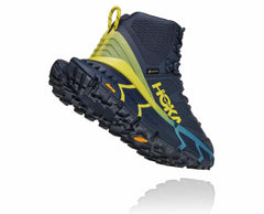 Women Hiking &amp; Backpacking | HOKA ONE ONE TenNine Hike GORE-TEX Ombre Blue / Green Sheen