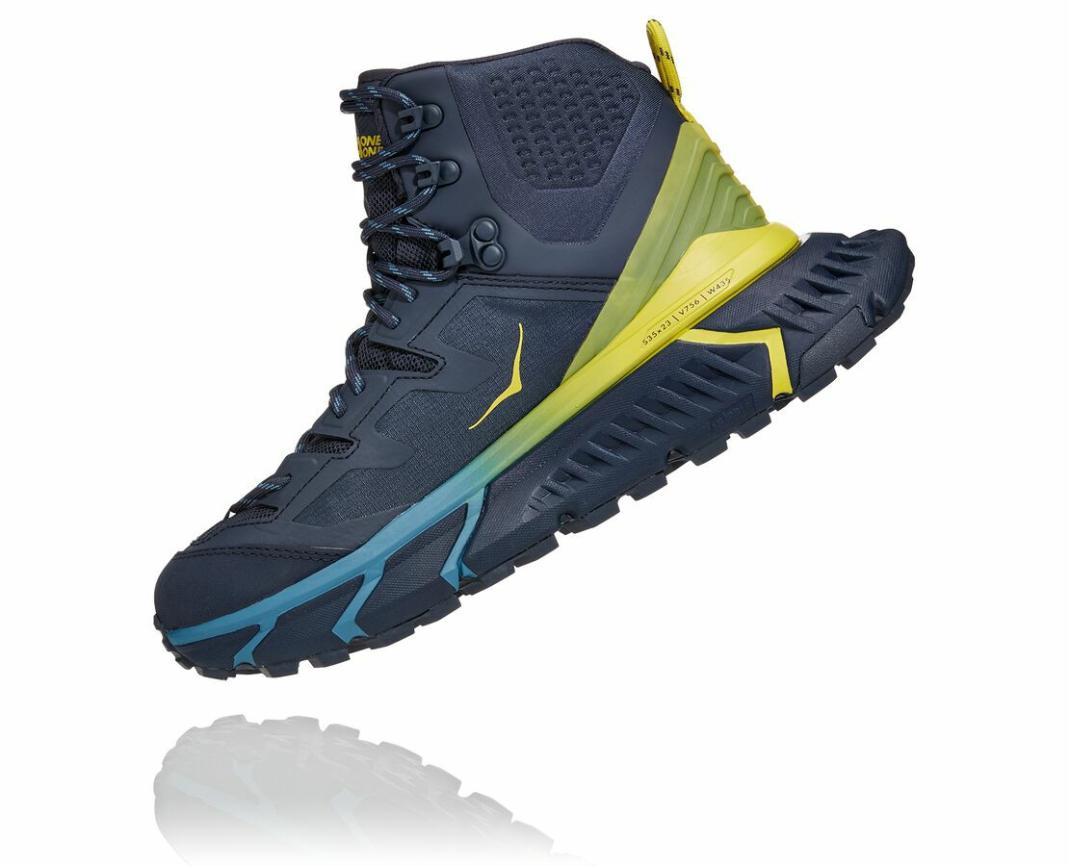 Women Hiking &amp; Backpacking | HOKA ONE ONE TenNine Hike GORE-TEX Ombre Blue / Green Sheen