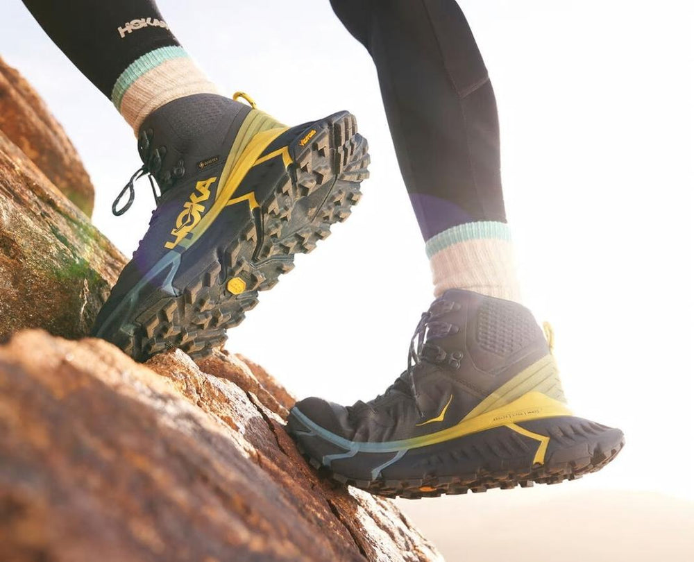 Women Hiking &amp; Backpacking | HOKA ONE ONE TenNine Hike GORE-TEX Ombre Blue / Green Sheen