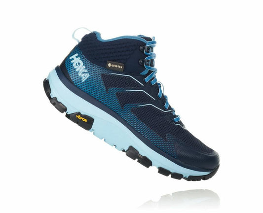 Women Hiking &amp; Backpacking | HOKA ONE ONE Toa GORE-TEX Black Iris / Aquamarine