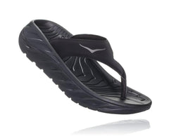 Women Recovery Sandals | HOKA ONE ONE ORA Recovery Flip Black / Dark Gull Gray