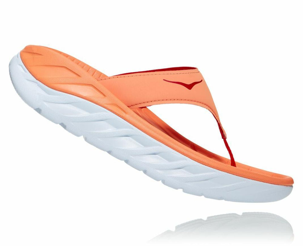 Women Recovery Sandals | HOKA ONE ONE ORA Recovery Flip Cantaloupe / Fiesta