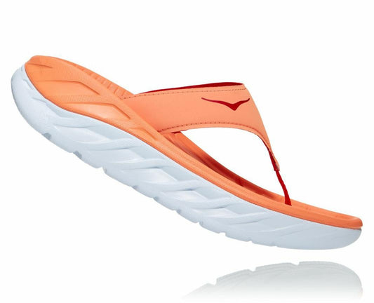 Women Recovery Sandals | HOKA ONE ONE ORA Recovery Flip Cantaloupe / Fiesta