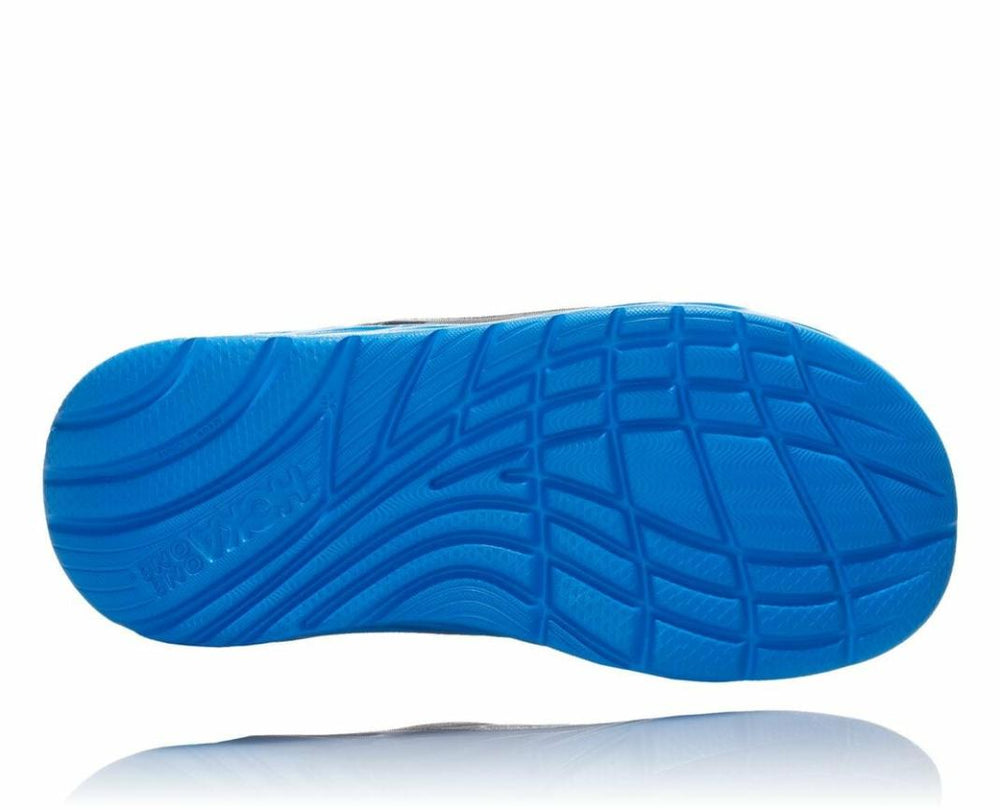 Women Recovery Sandals | HOKA ONE ONE ORA Recovery Flip Ebony / Dresden Blue
