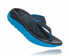 Women Recovery Sandals | HOKA ONE ONE ORA Recovery Flip Ebony / Dresden Blue