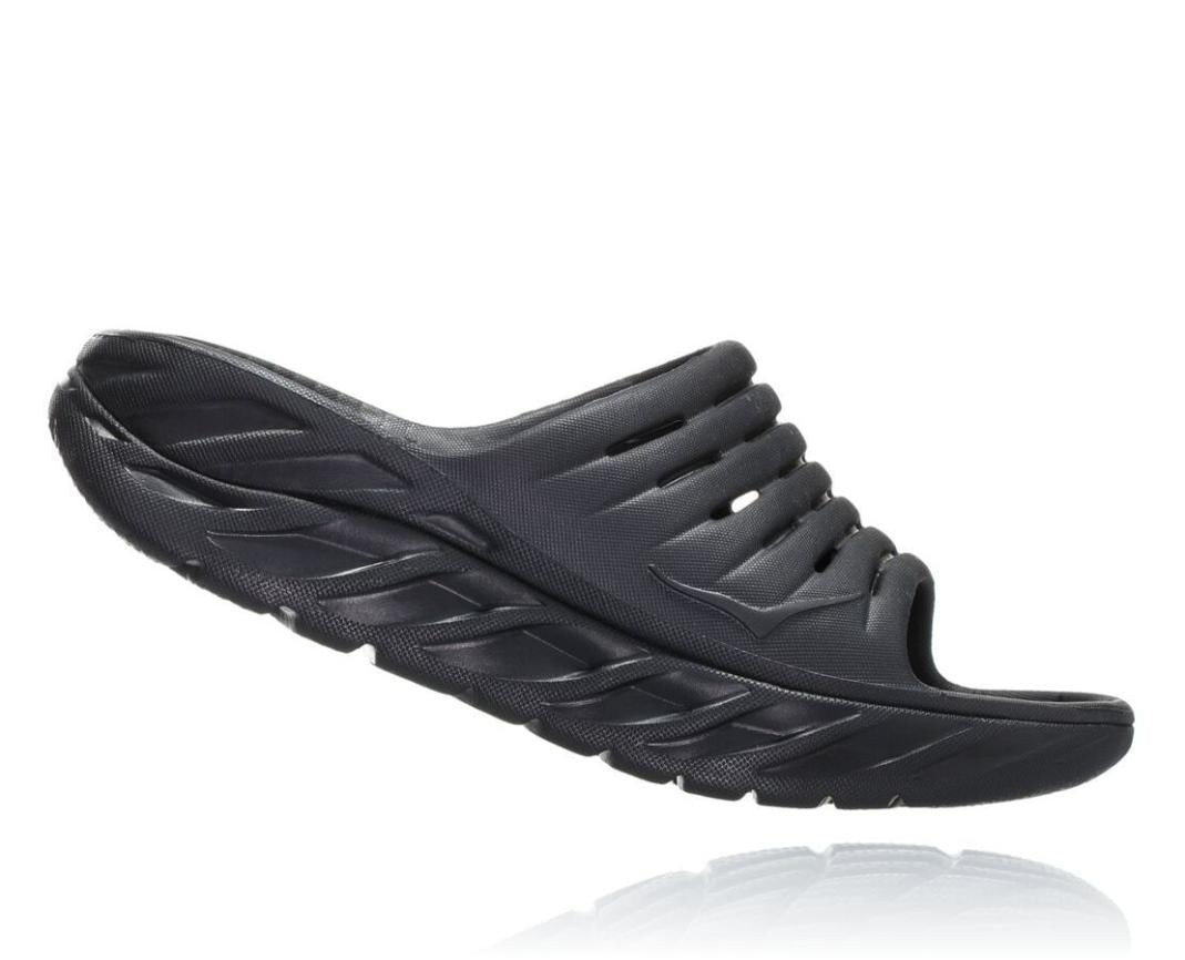 Women Recovery Sandals | HOKA ONE ONE ORA Recovery Slide Black / Black