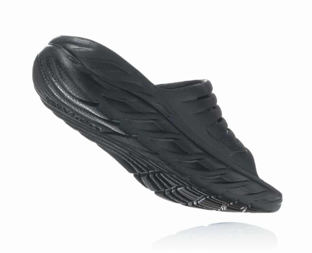 Women Recovery Sandals | HOKA ONE ONE ORA Recovery Slide Black / Black