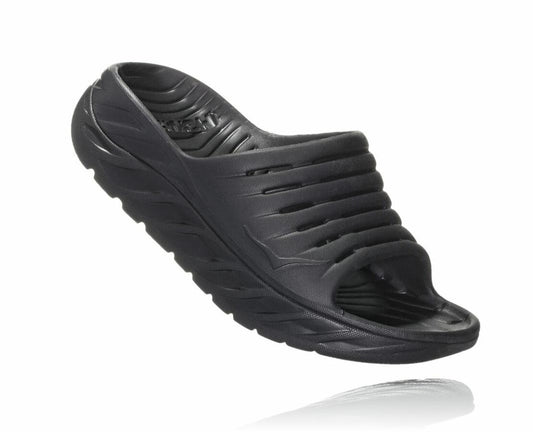 Women Recovery Sandals | HOKA ONE ONE ORA Recovery Slide Black / Black