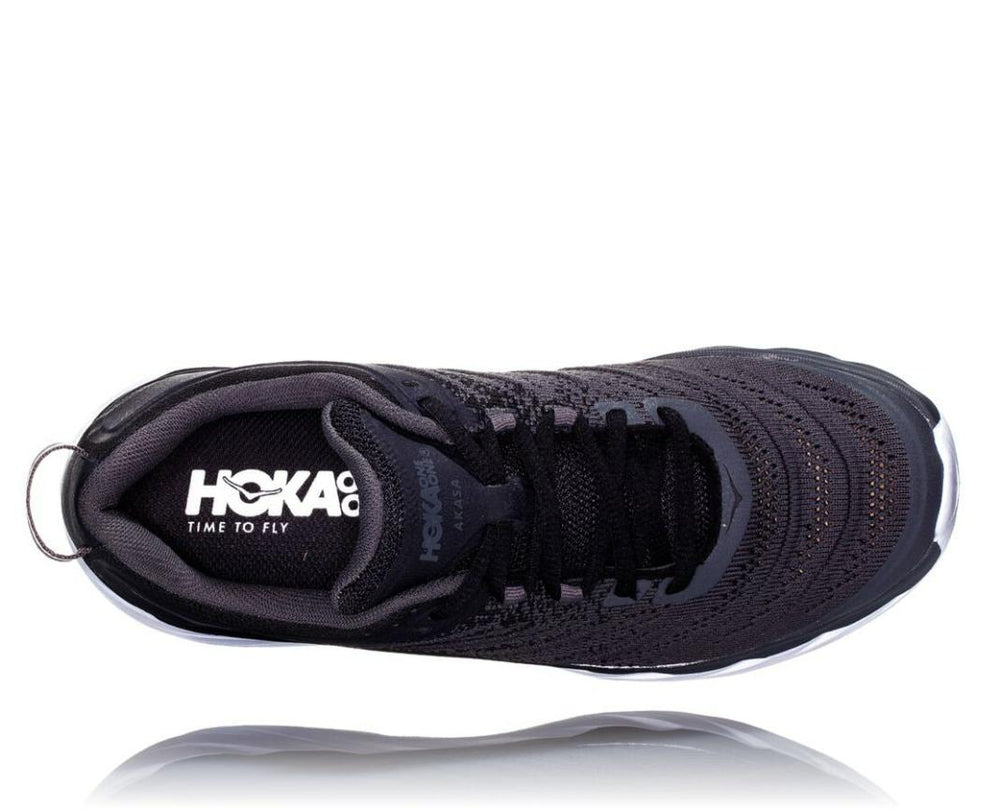 Women Road Running | HOKA ONE ONE Akasa Black / Dark Shadow