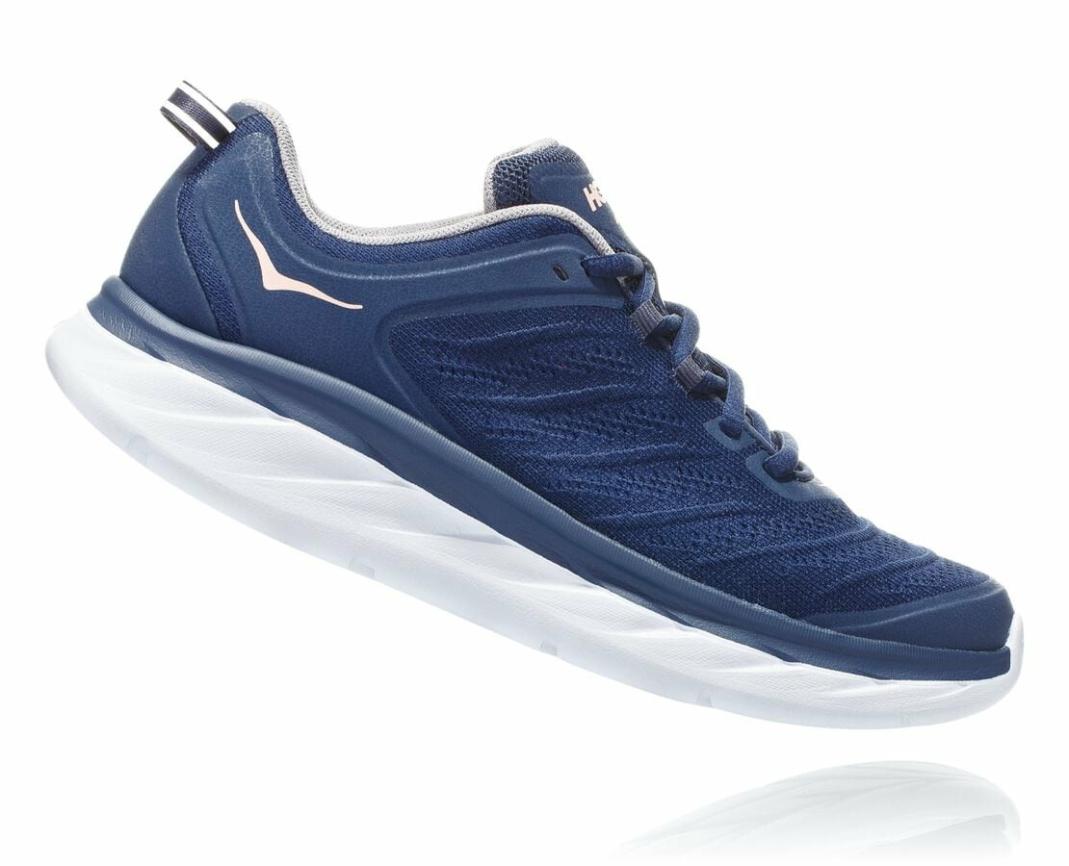 Women Road Running | HOKA ONE ONE Akasa Mood Indigo / Dusty Pink