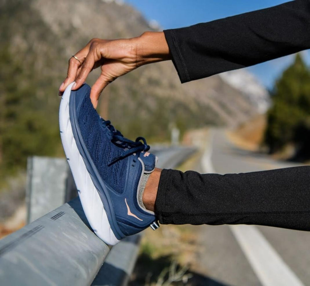 Women Road Running | HOKA ONE ONE Akasa Mood Indigo / Dusty Pink