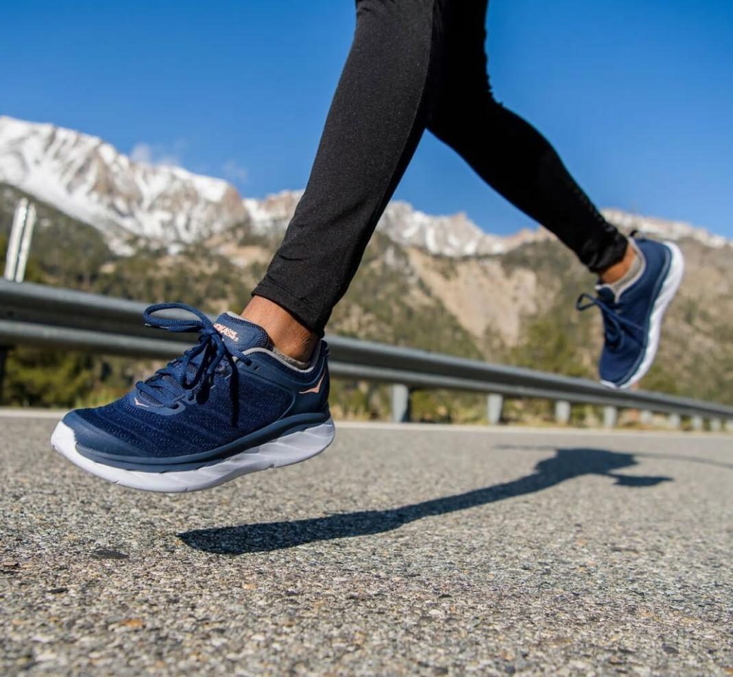 Women Road Running | HOKA ONE ONE Akasa Mood Indigo / Dusty Pink