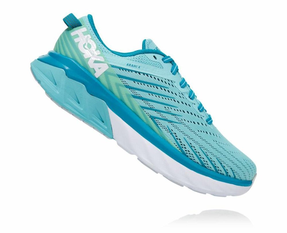 Women Road Running | HOKA ONE ONE Arahi 4 Antigua Sand / Caribbean Sea
