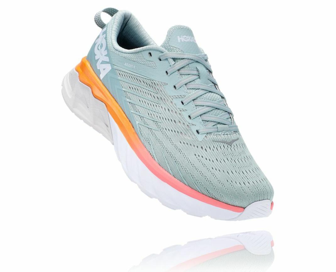 Women Road Running | HOKA ONE ONE Arahi 4 Blue Haze / Lunar Rock