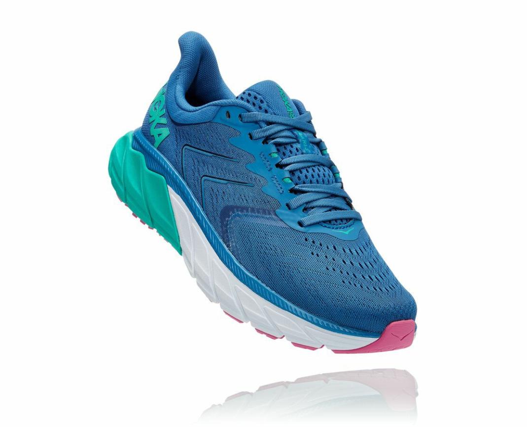 Women Road Running | HOKA ONE ONE Arahi 5 Vallarta Blue / Atlantis