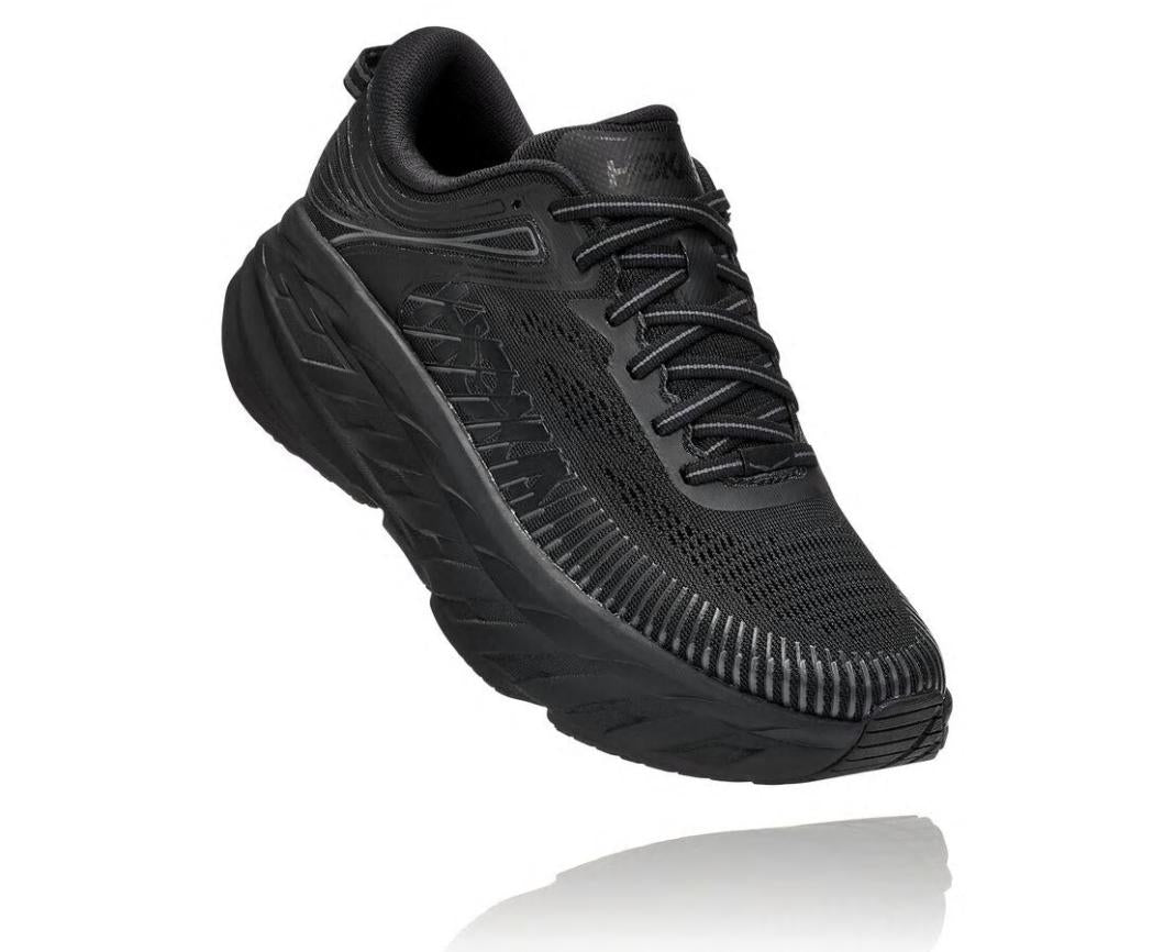 Women Road Running | HOKA ONE ONE Bondi 7 Black / Black