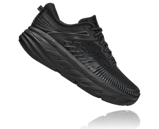 Women Road Running | HOKA ONE ONE Bondi 7 Black / Black