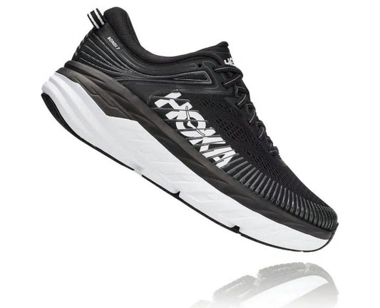 Women Road Running | HOKA ONE ONE Bondi 7 Black / White