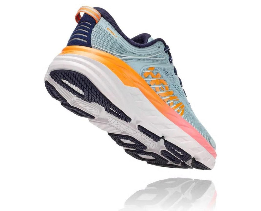Women Road Running | HOKA ONE ONE Bondi 7 Blue Haze / Black Iris