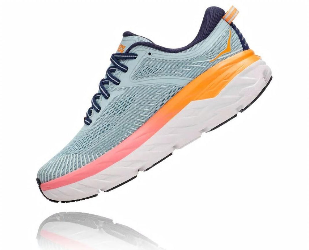 Women Road Running | HOKA ONE ONE Bondi 7 Blue Haze / Black Iris