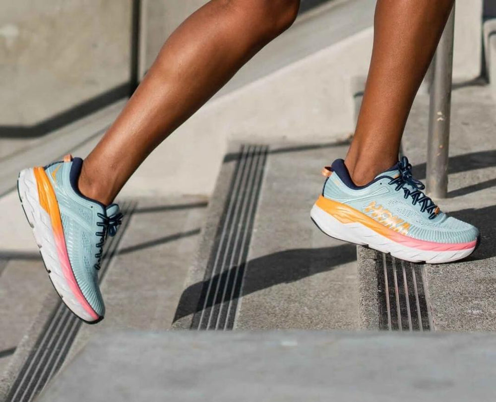 Women Road Running | HOKA ONE ONE Bondi 7 Blue Haze / Black Iris