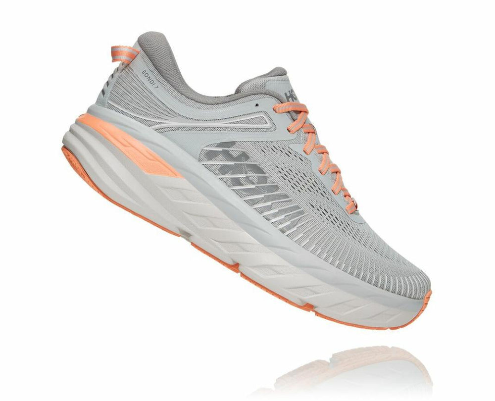 Women Road Running | HOKA ONE ONE Bondi 7 Harbor Mist / Sharkskin