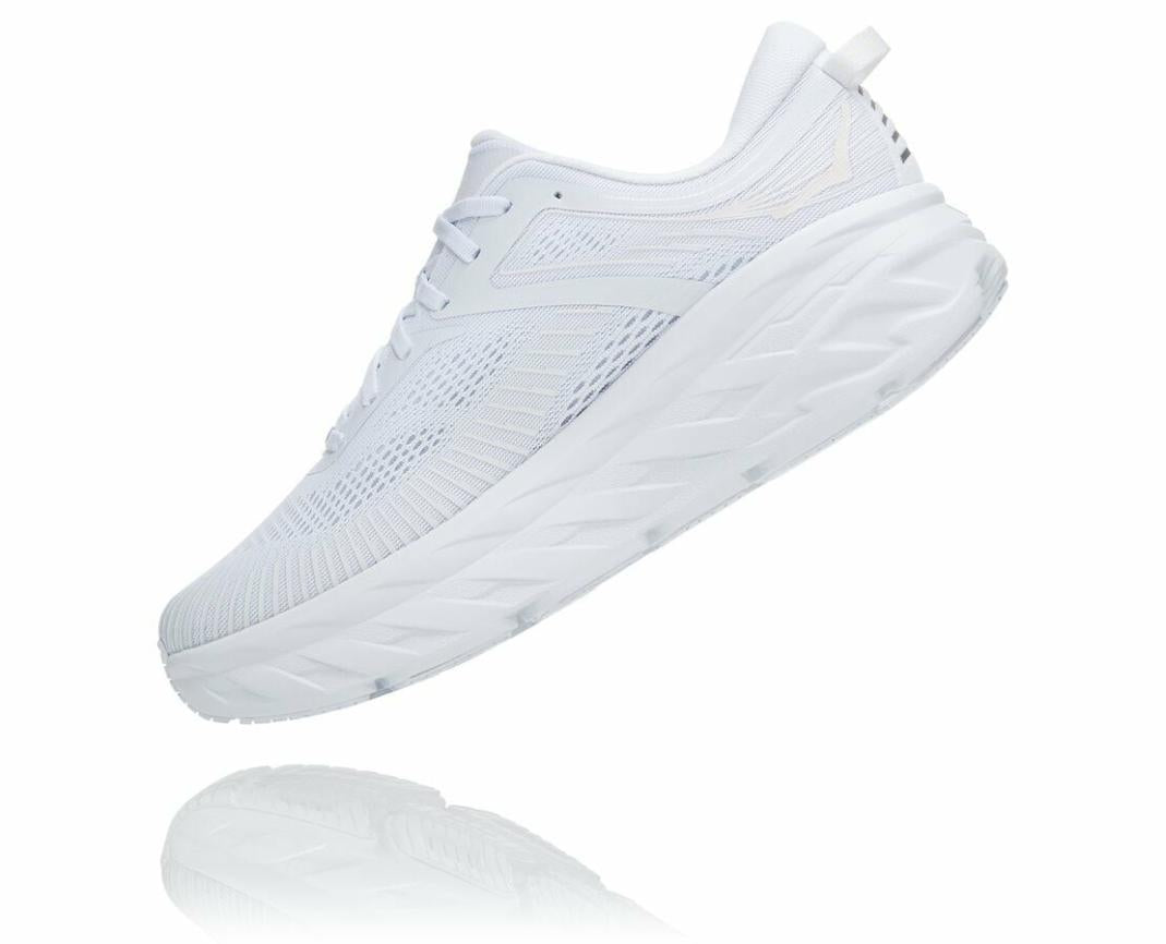 Women Road Running | HOKA ONE ONE Bondi 7 White / White